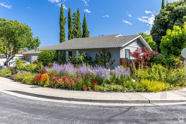 Many home owners maintain gardens in their front lawns in Greenmeadow.