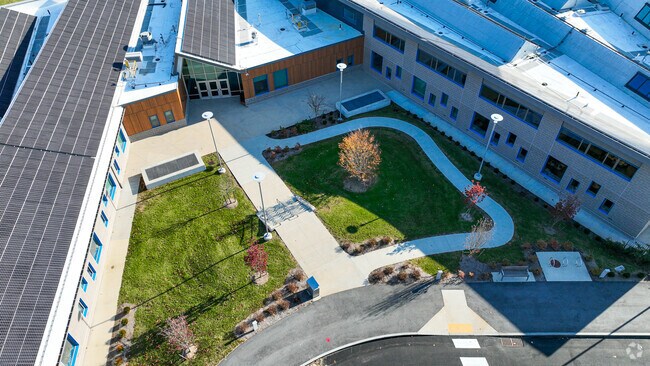 Fales Elementary School provides education in the neighborhood of Central Westborough.