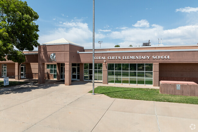 Coral Cliffs Elementary School is part of the Washington County School District in Utah.