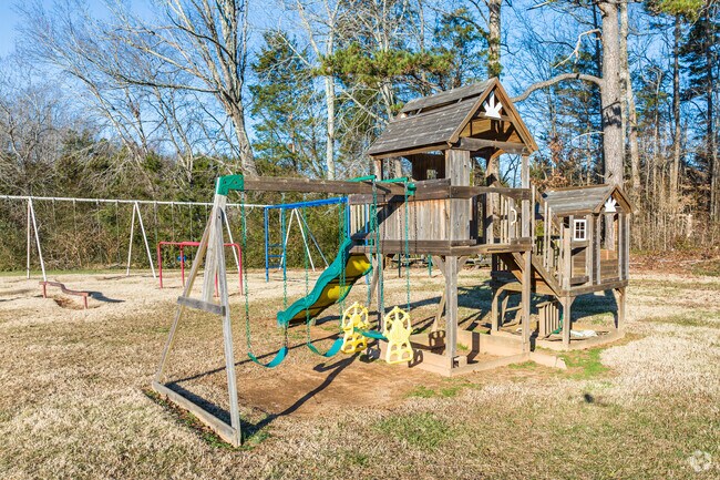 Berean Christian School features a playground.