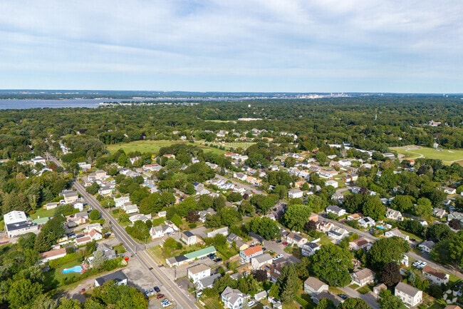 This overview of the Barrington neighborhood shows a residential portion as well as commercial.