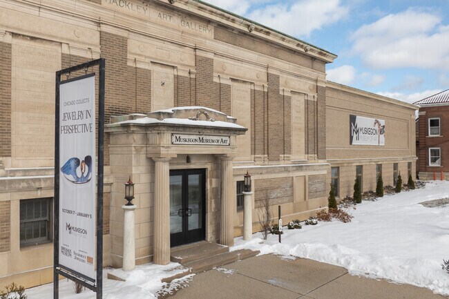 The Muskegon Museum of Art in Nelson hosts rotating displays and exhibits.