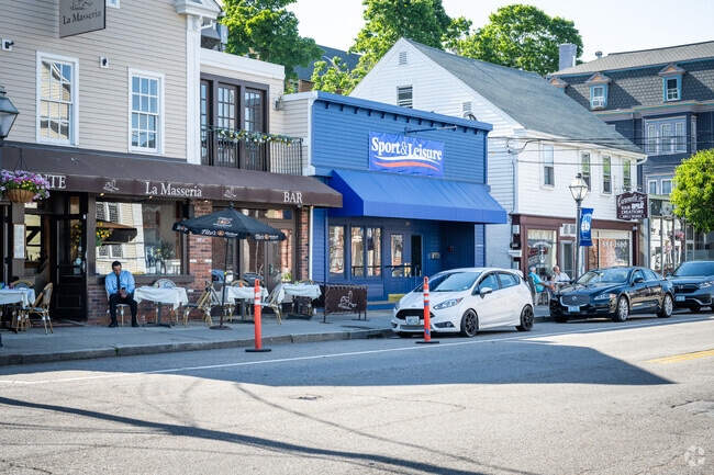 Main Street in Cowesett, indeed offers a diverse selection of cuisine and shops.