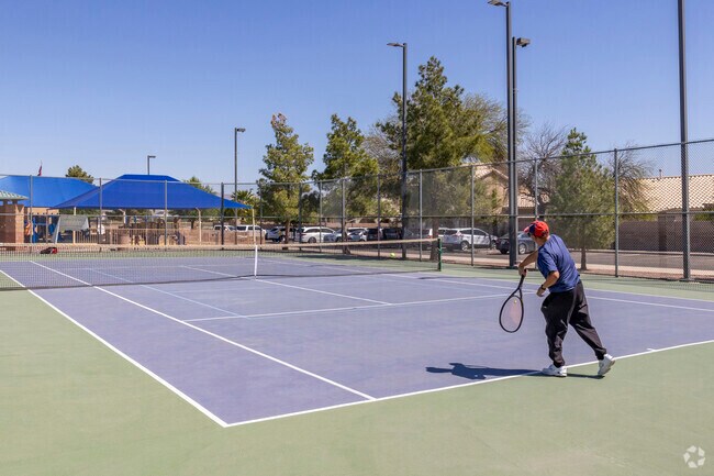 Practice your tennis skills at Tucson’s Continental Ranch Community Park.