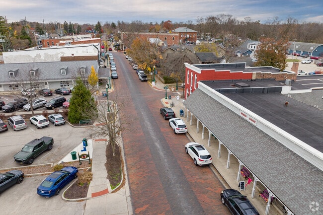 Zionsville is known for the historic brick road on main street.