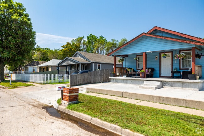 A wide variety of home styles can be found throughout El Pueblo.