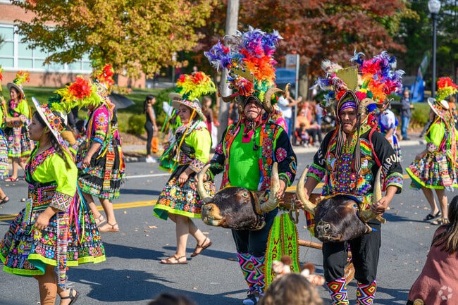 The Annandale Parade brings marching bands to Columbia Pike each October.