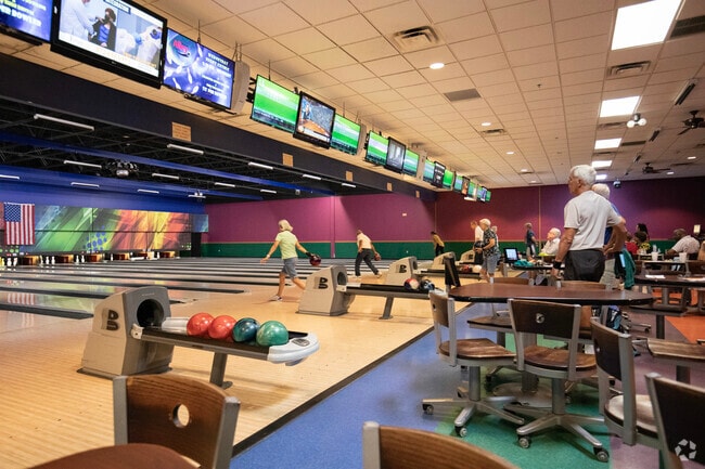 Stop by The Alley in South Shore to bowl a few games with friends.