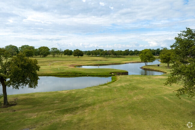 The golf course at O'Brien Park in Turley offers golfers tranquility and challenge.