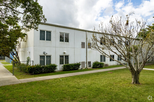 Nature adorns the campus of Plantation Middle School, in Plantation FL.