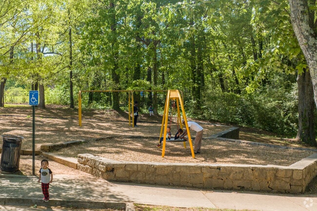 Residents can bring their kids to the local playground at the Cleveland Avenue Branch Library.