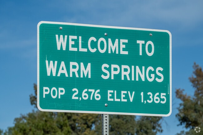 Warm Springs is a small but diverse community with its various housing options in the area.
