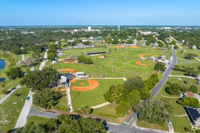 The Linton Sports Complex hosts youth baseball and softball competitions.