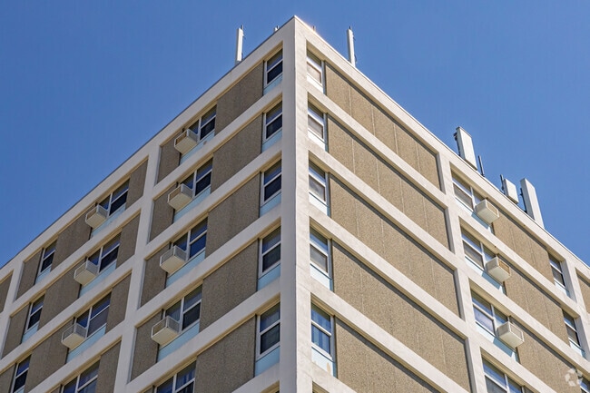 Richert Manor Apartments highrise is a landmark part of Central Park's southern skyline.