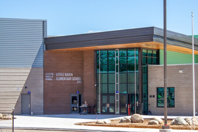 Little Raven Elementary School provides a contemporary learning environment in Ketring Park.