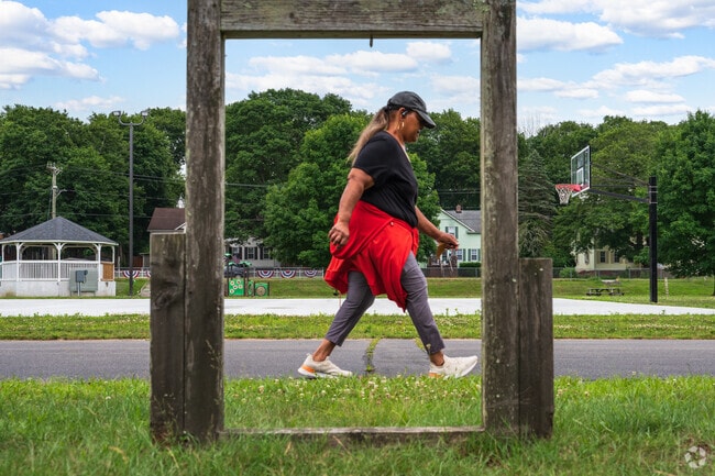 Lions Park in Plainfield is the hub of outdoor fun, featuring exercise areas, swings for kids, and a lively spot for community events.