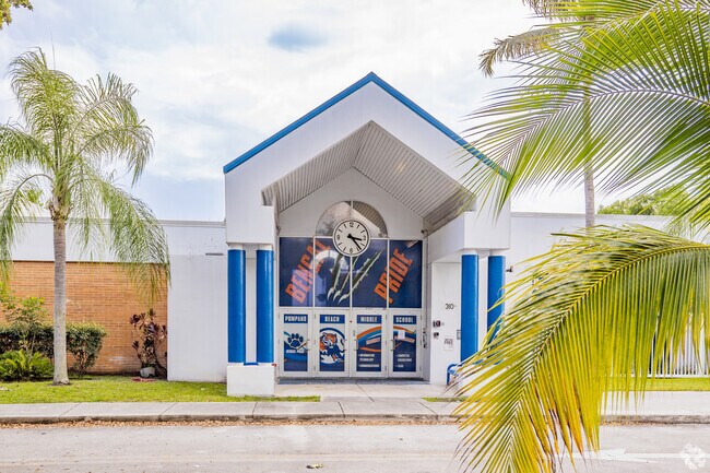 Pompano Beach Middle School services residents of Snug Harbor.