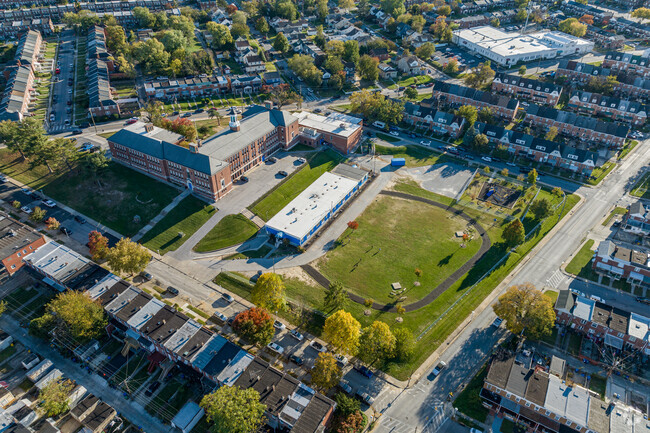 Students and staff love the campus of Belair-Edison Elementary School.