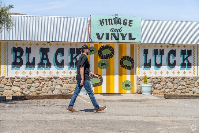 Black Luck Vintage in Morongo Valley offers retro finds and local charm.