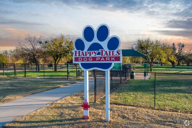 Dogs and owners alike love Happy Tails Dog Park.