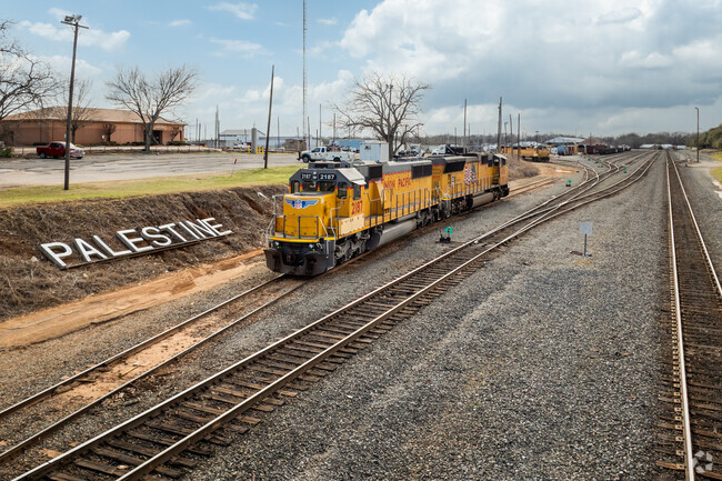 The railroad plays a large part of Palestine's history and is still part of its present.
