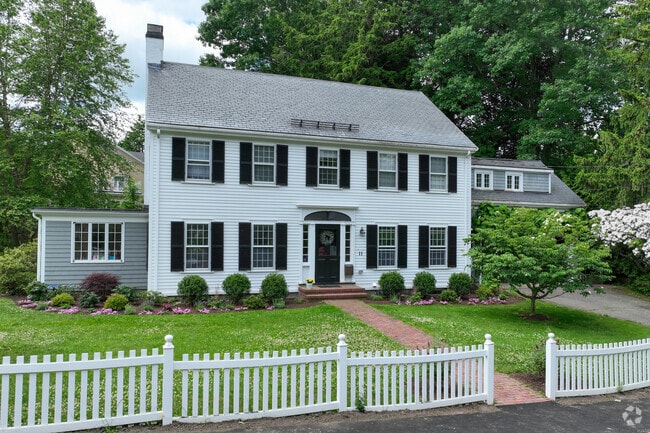 In Prospect Hill locals come across various homes including large colonial houses.