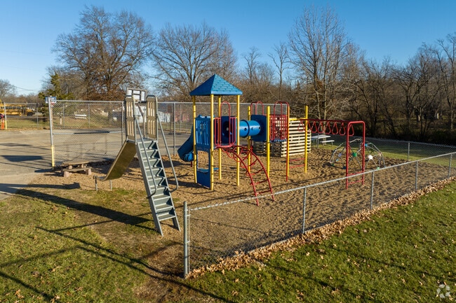 Troy Holiness School's playground provides entertainment for it's students.