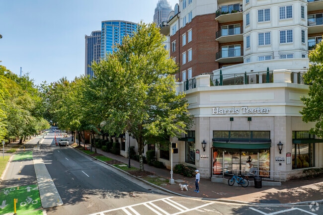 Harris Teeter and other grocery needs are available in and around Biddleville.