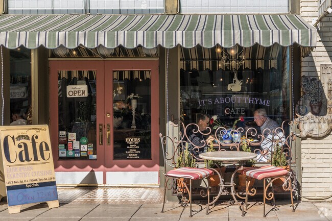 Savor homemade dishes at It's About Thyme Cafe, a local favorite in Culpeper.