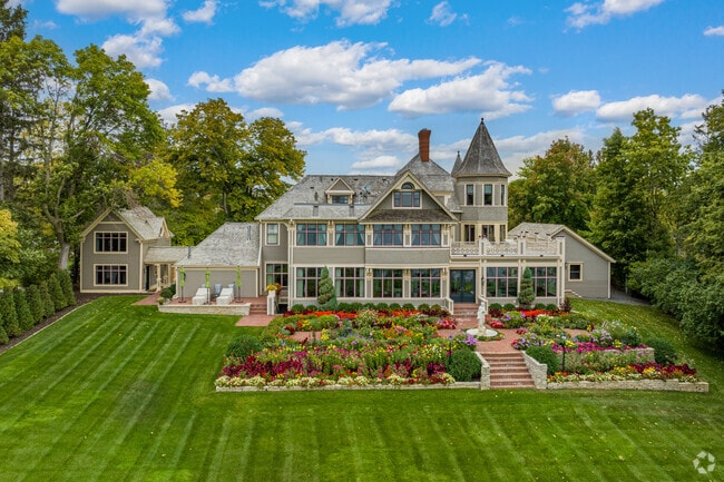 Victorian towers and immaculate gardens make Orono seem like a place out of a storybook.