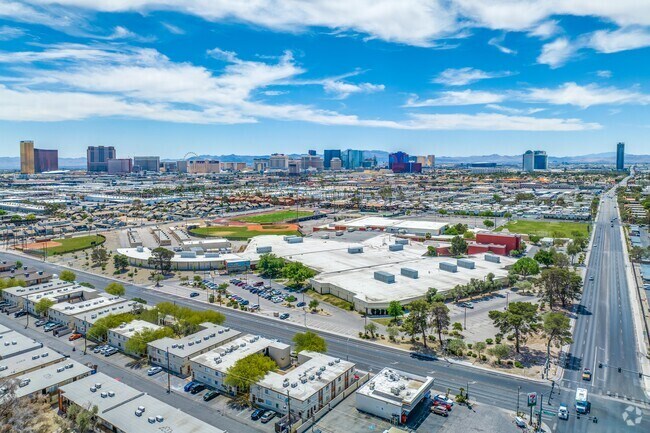 Ed W. Clark High is located just west of the Las Vegas strip in the suburbs.