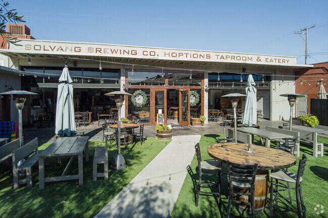 Solvang Brewing Co. is a popular spot for food and beers in West Lompoc.