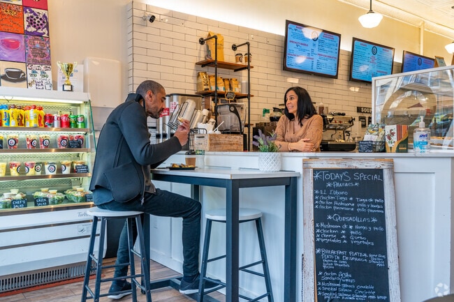 Bagels on the Park in Weehawken is the place to stop for a morning coffee or breakfast.