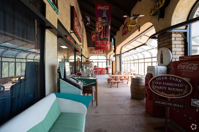 Antiques and Cola-Cola vintage at Deer Park Winery in Hidden Meadows.