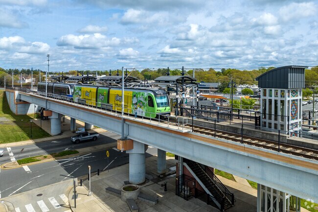 The popular LYNX rail runs through the Sterling neighborhood of Charlotte.