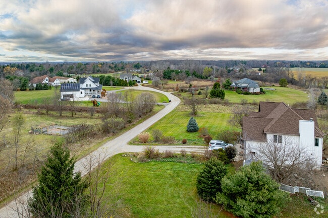 Residential communities occupy pockets of Lodi Township's largely undeveloped rural areas.