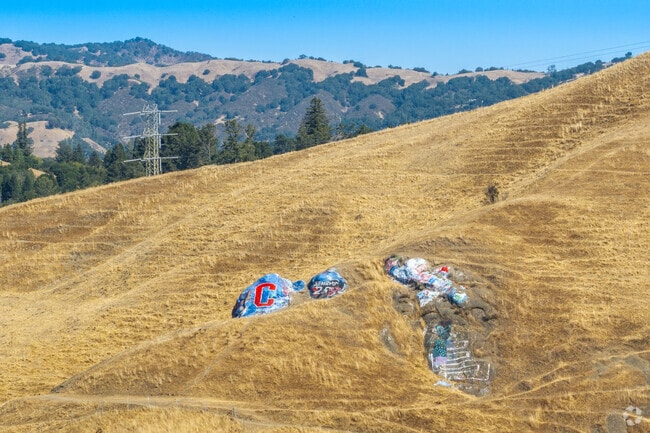 Seniors from Campolindo HS hike up the hill every year to paint the iconic rocks above Rheem.