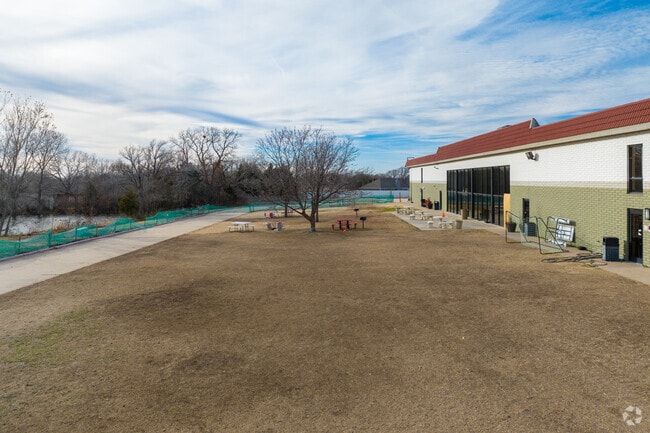 There is plenty of open space for kids at Life Prep Academy to run around in.