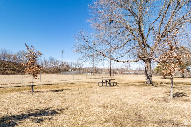 James F. Lynch Park is a more spacious green area with a skate park, located in Columbus Park.