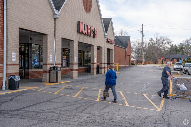 Shoppers in Stow, Ohio browse household goods inside the local Marc’s store.