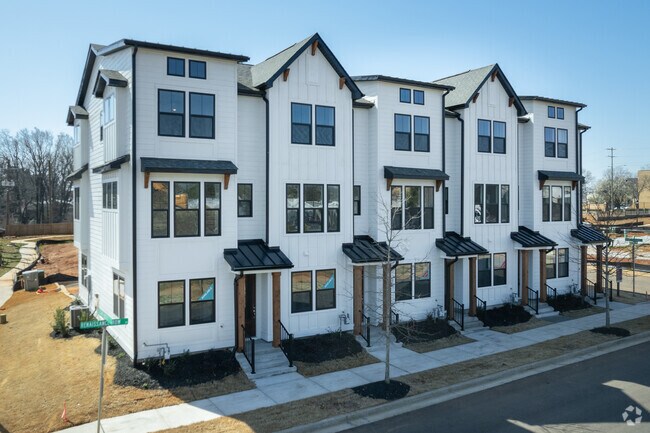 Brand new townhomes are available as transitional homes for traveling workers in Wade Hampton.