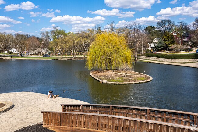 The neighboring Westwood Jacob L. Loose Park is one of Kansas City’s largest outdoor areas.