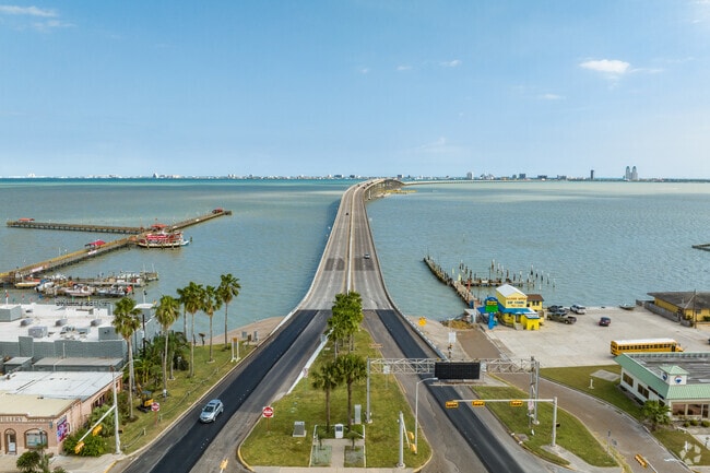 Queen Isabella Memorial Causeway is a bridge in South Padre Island that connects to Port Isabel.