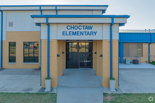 The doors of Choctaw Elementary are welcoming to everyone.