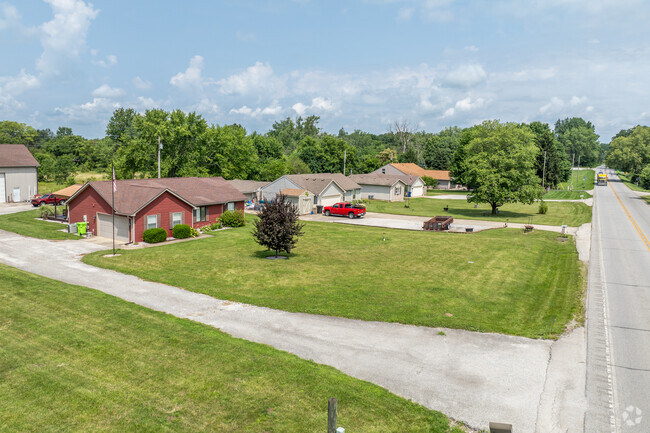 Ranch style homes are common around Romney.