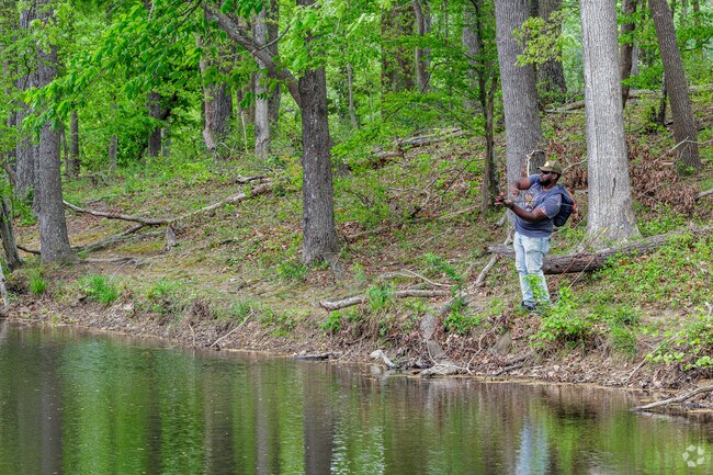Anglers at Ritters Lake enjoy an afternoon of fishing at one of the many lakes.