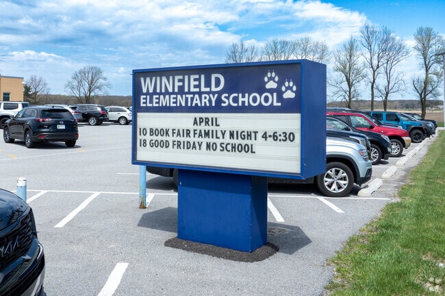 Winfield Public Pre-K & Elementary School pylon.