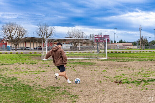 Orosi residents can play soccer at the Cutler-Orosi Sports Complex.