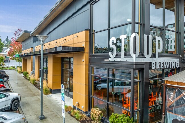 Stoup Brewing near Northshore Summit serves award-winning beer and casual pub fare.