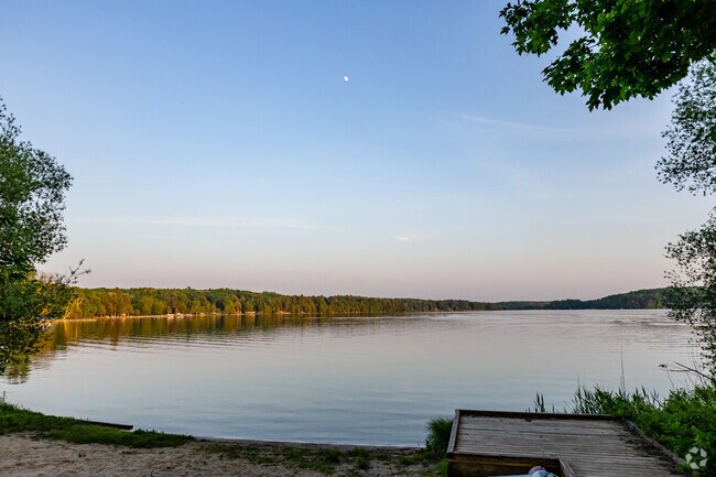Locals can head to Almira Township Lakeside Park to cool down at the public swimming beach.